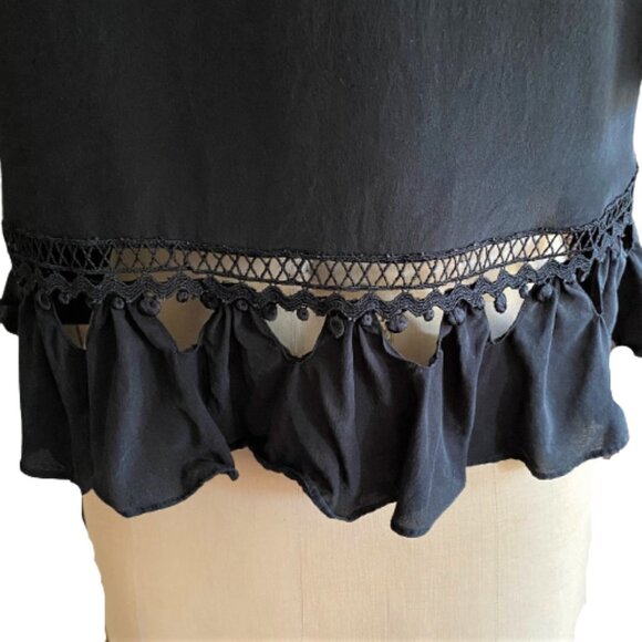 Jonathan Simkhai cut out lace short sleeve top - Picture 6 of 11